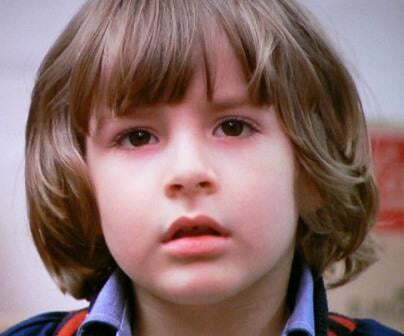 Stanley Kubrick’in filminde Danny Torrance’ı canlandıran Danny Lloyd.
