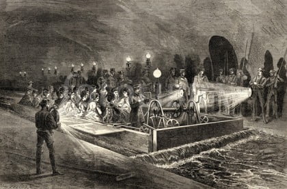 Paris Kanalizasyonları 1870