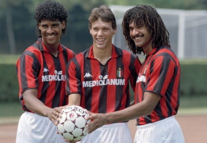 Rijkaard, Van Basten, Gullit - AC MIlan